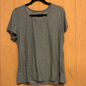 Reebok Women's Heather Gray Short Sleeve Tee